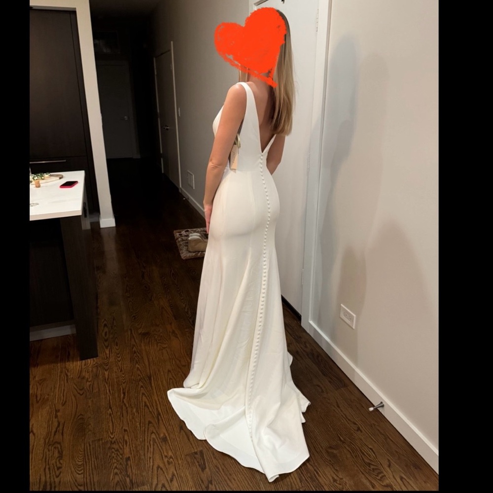 Neve by Jenny Yoo Sleeveless Wedding Gown - Picture 11 of 12